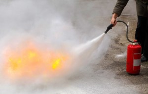 How to extinguish a small fire - Total Safe UK, Essex and London