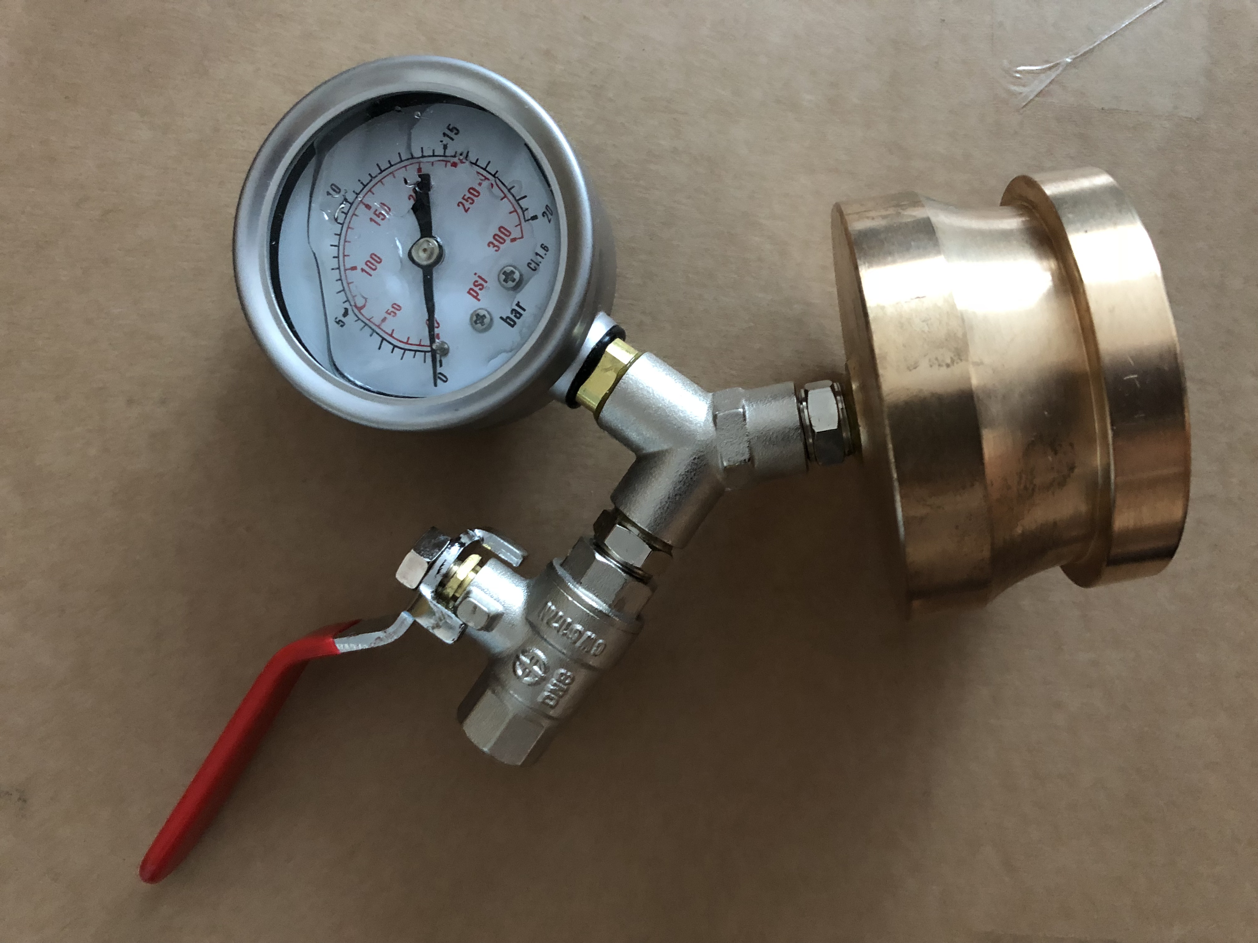 wet pressure gauge