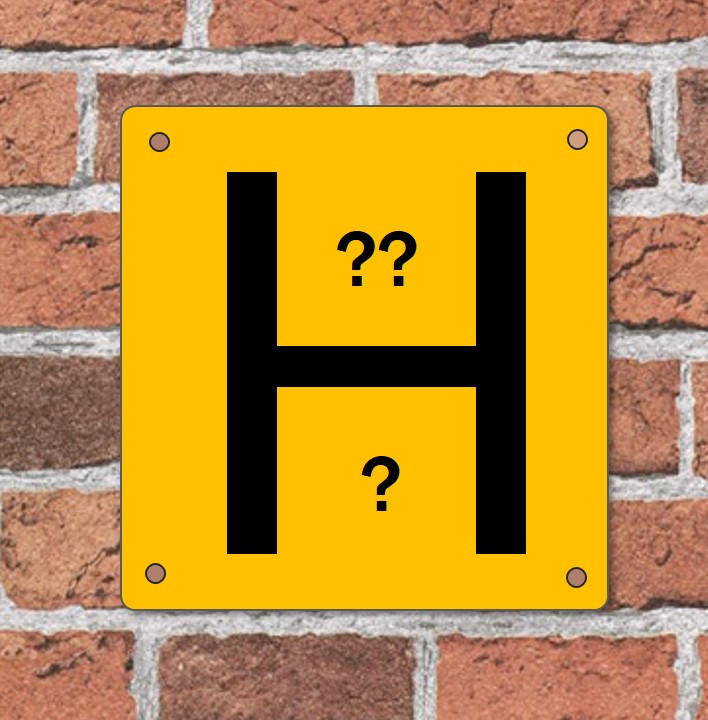 What Does Yellow H Sign Mean