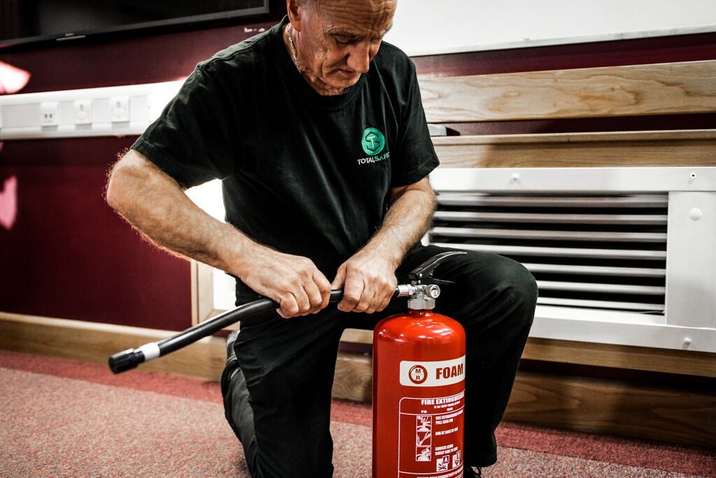 fire extinguisher certification Fire Stopping Total Safe UK