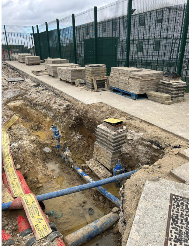 Hydrant Repair At A Data Centre