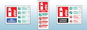 Fire Extinguisher ID Signs